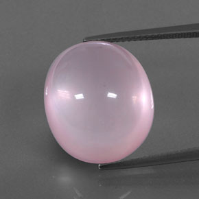 Light Pink Rose Quartz Gem - 21.3ct Oval Cabochon (ID: 348937)