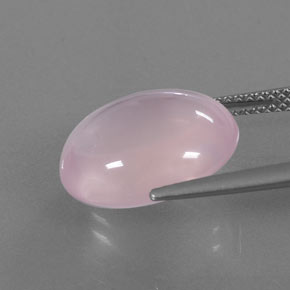 Rose Quartz Gemstone in 14 x 12 mm (calibrated) Size for Sale, Rose Quartz Stone in Pink Color