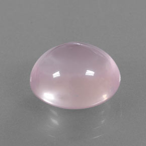 10.04 ct Pink Rose Quartz Stone, Natural Rose Quartz in Oval Cabochon Shape for Sale