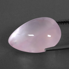 Rose Quartz Gemstone in 17.9 x 13.5 mm Size for Sale, Rose Quartz Stone in Pink Color