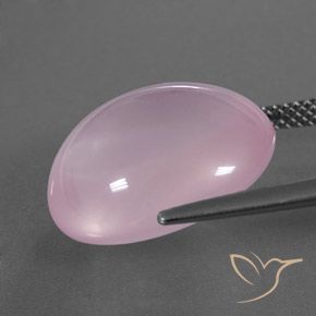 Rose Quartz Gemstone in 17.2 x 14.1 mm Size for Sale, Rose Quartz Stone in Rose Pink Color