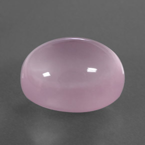 15.86 ct Pink Rose Quartz Stone, Natural Rose Quartz in Oval Cabochon Shape for Sale