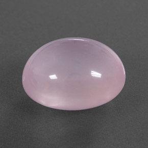 13.84 ct Pink Rose Quartz Stone, Natural Rose Quartz in Oval Cabochon Shape for Sale