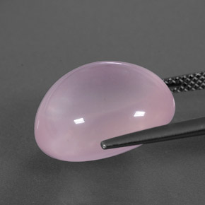 Rose Quartz Gemstone in 16.1 x 13.2 mm Size for Sale, Rose Quartz Stone in Light Pink Color