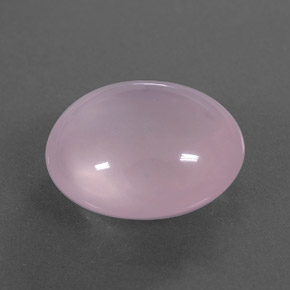 11.79 ct Pink Rose Quartz Stone, Natural Rose Quartz in Oval Cabochon Shape for Sale