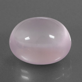 12.53 ct Pink Rose Quartz Stone, Natural Rose Quartz in Oval Cabochon Shape for Sale
