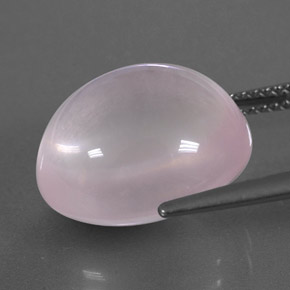 Rose Quartz Gemstone in 14.8 x 12.4 mm Size for Sale, Rose Quartz Stone in Light Rose Pink Color