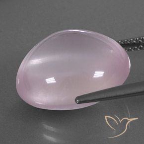 Rose Quartz Gemstone in 15.8 x 13.7 mm Size for Sale, Rose Quartz Stone in Bubblegum Pink Color