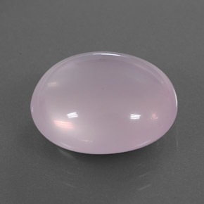 13.52 ct Pink Rose Quartz Stone, Natural Rose Quartz in Oval Cabochon Shape for Sale