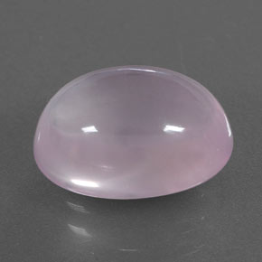 5.88 ct Pink Rose Quartz Stone, Natural Rose Quartz in Oval Cabochon Shape for Sale