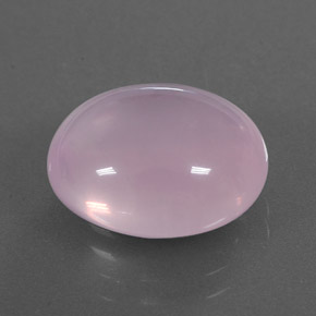 8.30 ct Pink Rose Quartz Stone, Natural Rose Quartz in Oval Cabochon Shape for Sale