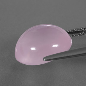Rose Quartz Gemstone in 14 x 12 mm (calibrated) Size for Sale, Rose Quartz Stone in Pink Color