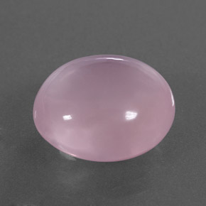 8.89 ct Pink Rose Quartz Stone, Natural Rose Quartz in Oval Cabochon Shape for Sale
