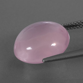 Rose Quartz Gemstone in 13.8 x 12.6 mm Size for Sale, Rose Quartz Stone in Pink Color
