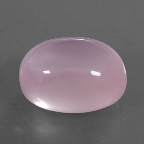 11.24 ct Pink Rose Quartz Stone, Natural Rose Quartz in Oval Cabochon Shape for Sale
