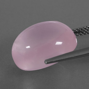 Rose Quartz Gemstone in 15 x 11.6 mm Size for Sale, Rose Quartz Stone in Pink Color