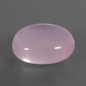 8.65 ct Pink Rose Quartz Stone, Natural Rose Quartz in Oval Cabochon Shape for Sale