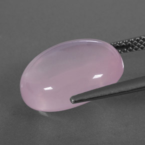 Rose Quartz Gemstone in 14.7 x 11.4 mm Size for Sale, Rose Quartz Stone in Pink Color