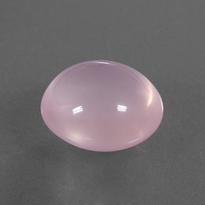 6.24 ct Pink Rose Quartz Stone, Natural Rose Quartz in Oval Cabochon Shape for Sale