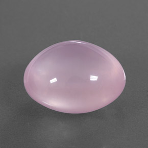 12.75 ct Pink Rose Quartz Stone, Natural Rose Quartz in Oval Cabochon Shape for Sale