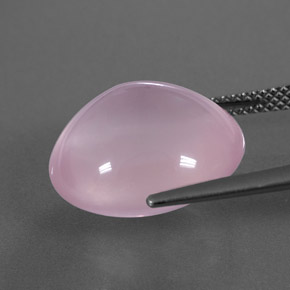 Rose Quartz Gemstone in 15.5 x 13.5 mm Size for Sale, Rose Quartz Stone in Pink Color