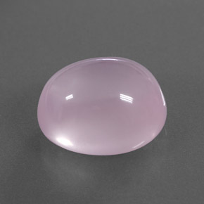 11.35 ct Pink Rose Quartz Stone, Natural Rose Quartz in Oval Cabochon Shape for Sale
