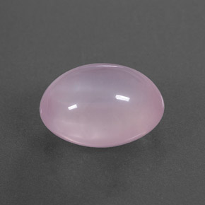 6.54 ct Pink Rose Quartz Stone, Natural Rose Quartz in Oval Cabochon Shape for Sale
