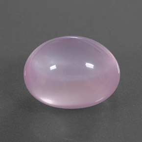 11.23 ct Pink Rose Quartz Stone, Natural Rose Quartz in Oval Cabochon Shape for Sale