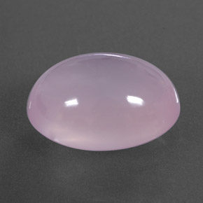 11.01 ct Pink Rose Quartz Stone, Natural Rose Quartz in Oval Cabochon Shape for Sale