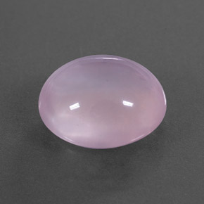8.04 ct Pink Rose Quartz Stone, Natural Rose Quartz in Oval Cabochon Shape for Sale
