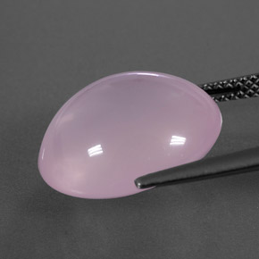 Rose Quartz Gemstone in 15.5 x 13.5 mm Size for Sale, Rose Quartz Stone in Pink Color