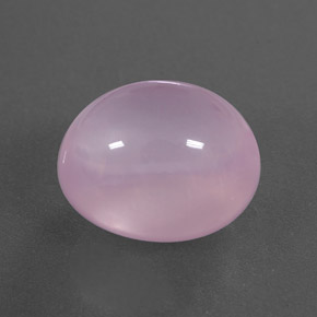 10.67 ct Pink Rose Quartz Stone, Natural Rose Quartz in Oval Cabochon Shape for Sale