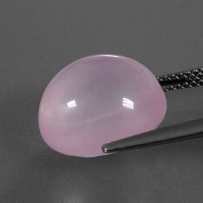 Rose Quartz Gemstone in 14 x 12 mm (calibrated) Size for Sale, Rose Quartz Stone in Pink Color