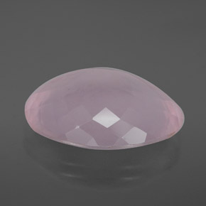 Rose Quartz Gemstone in 20 x 15 mm (calibrated) Size for Sale, Rose Quartz Stone in Pink Color