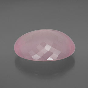 Rose Quartz Gemstone in 26.2 x 21.1 mm Size for Sale, Rose Quartz Stone in Pink Color