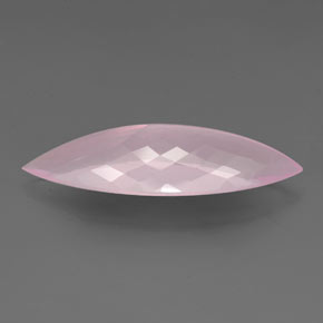 Rose Quartz Gemstone in 39.8 x 13.6 mm Size for Sale, Rose Quartz Stone in Pink Color