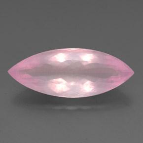 Rose Pink Rose Quartz Gem - 25.5ct Marquise Facet (ID: 351044)