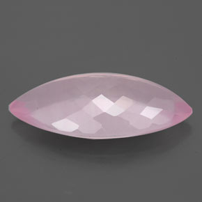 Rose Quartz Gemstone in 21.9 x 10.6 mm Size for Sale, Rose Quartz Stone in Pink Color