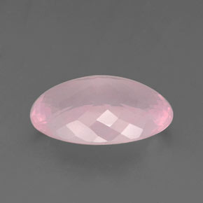 Rose Quartz Gemstone in 23 x 16.2 mm Size for Sale, Rose Quartz Stone in Pink Color