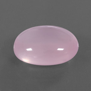 31.73 ct Pink Rose Quartz Stone, Natural Rose Quartz in Oval Cabochon Shape for Sale