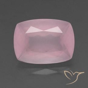 34.92 ct Cushion Cut Rose Quartz, 23.7 x 17.6 mm From South Africa, Photo A