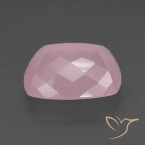 Rose Quartz Gemstone in 23.7 x 17.6 mm Size for Sale, Rose Quartz Stone in Rose Pink Color