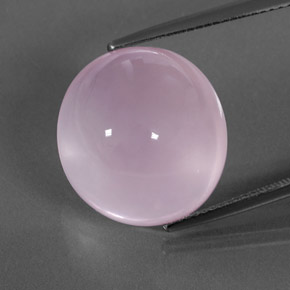 Bubblegum Pink Rose Quartz Gem - 20.1ct Oval Cabochon (ID: 360471)