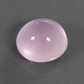 20.12 ct Pink Rose Quartz Stone, Natural Rose Quartz in Oval Cabochon Shape for Sale