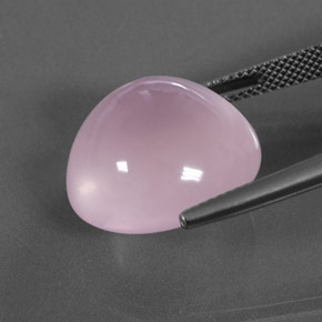 Rose Quartz Gemstone in 17.5 x 16.4 mm Size for Sale, Rose Quartz Stone in Bubblegum Pink Color