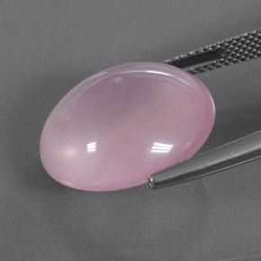 Rose Quartz Gemstone in 17.9 x 15.7 mm Size for Sale, Rose Quartz Stone in Bubblegum Pink Color