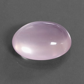 14.55 ct Pink Rose Quartz Stone, Natural Rose Quartz in Oval Cabochon Shape for Sale
