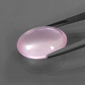 Rose Quartz Gemstone in 18.5 x 14.7 mm Size for Sale, Rose Quartz Stone in Pink Color