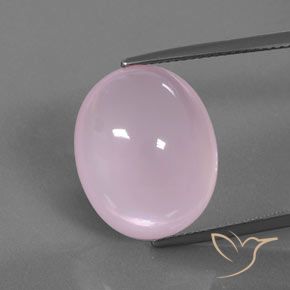 16.64ct Natural Bubblegum Pink Rose Quartz, Oval, Transparent