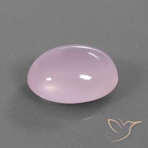 16.64 ct Pink Rose Quartz Stone, Natural Rose Quartz in Oval Cabochon Shape for Sale